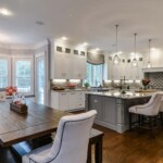 Space to prepare the food while entertaining those waiting.