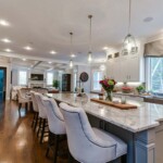 Comfortable seating for small and large groups of family and friends.