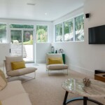 Basement gaming center.