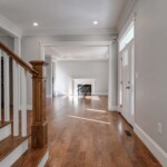 An open design with exquisite millwork throughout.